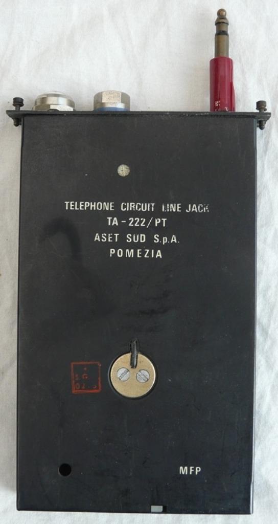 Telephone Circuit Line Jack TA-222/PT, US Army, jaren'60.(1), Ophalen of Verzenden, Landmacht, Overige typen