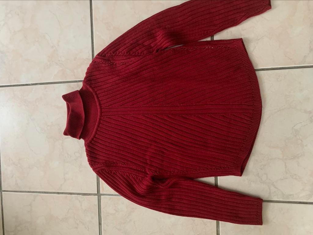 Trui pull Inwear XL wijnrood katoen, als nieuw, Enlèvement ou Envoi