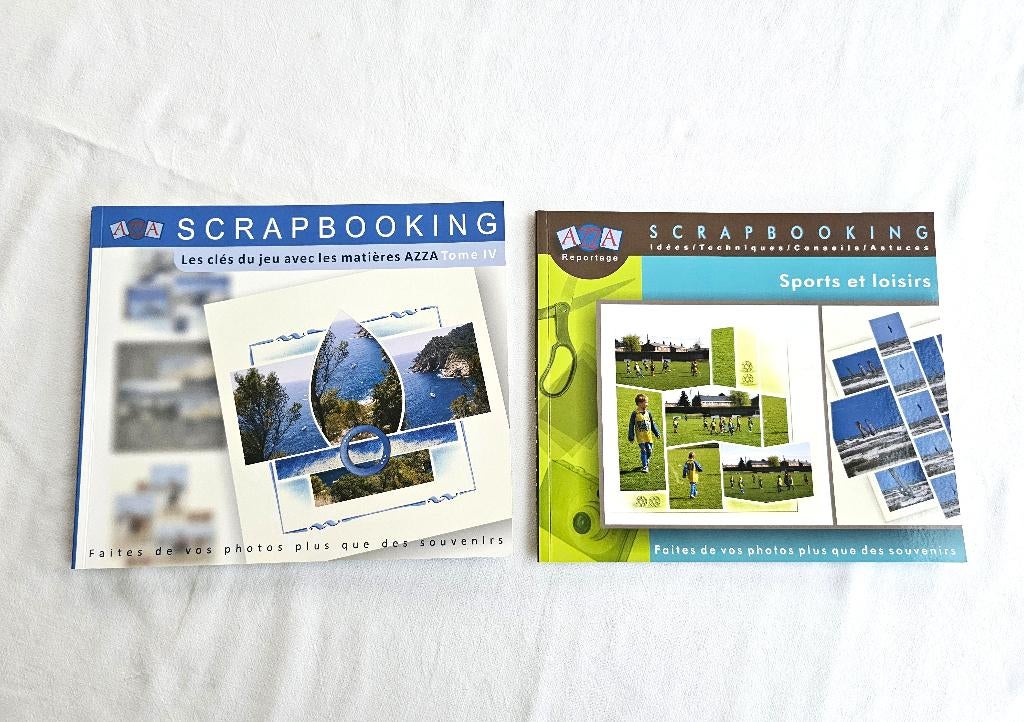 2 Livres pour scrapbooking – AZZA - neuf, Enlèvement ou Envoi, Neuf, Outillage ou Accessoires