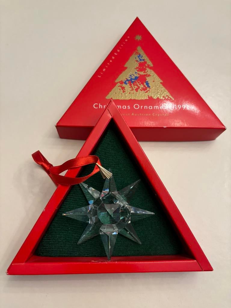 Swarovski Kerstster 1991, Verzamelen, Ophalen, Zo goed als nieuw