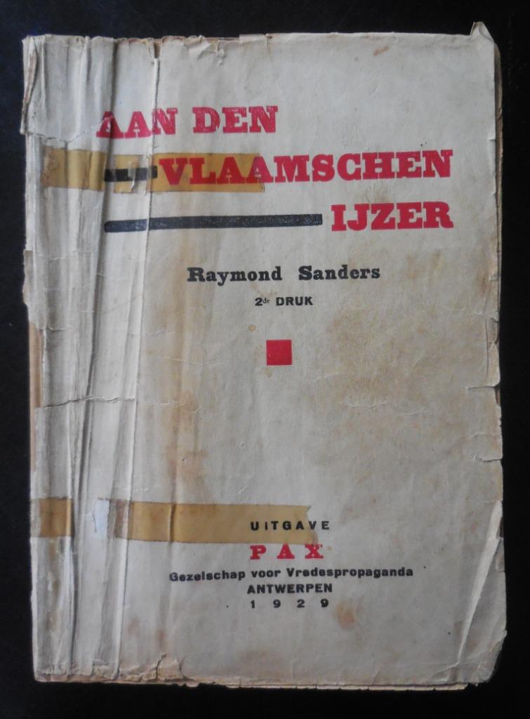 Aan den Vlaamschen Jzer - R. Sanders - 1929, Enlèvement ou Envoi, Utilisé