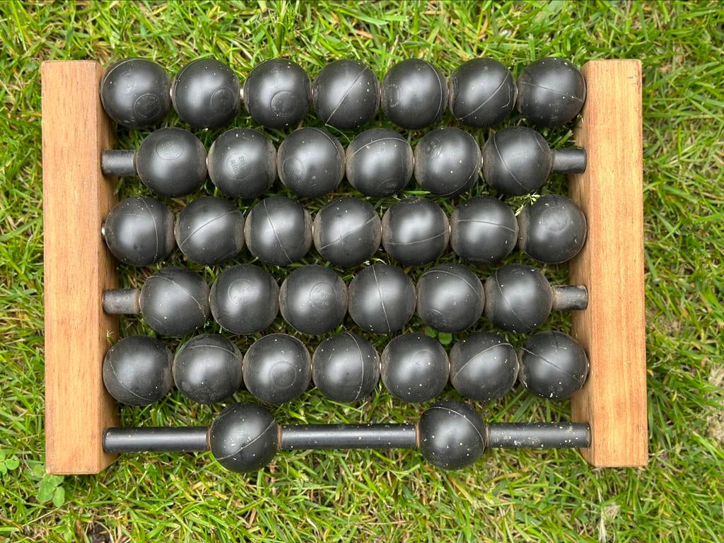 Houten voetmassage bollen, Sport en Fitness, Massageproducten, Ophalen of Verzenden