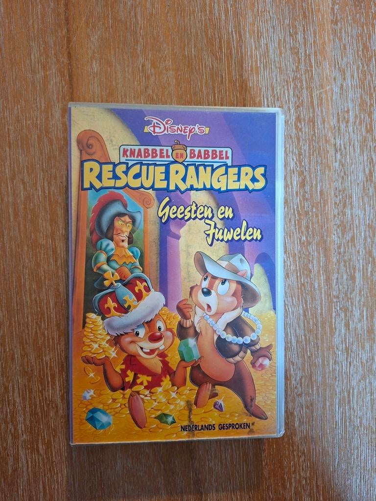 Vhs Rescue Rangers - Geesten en Juwelen, Alle leeftijden, Ophalen, Zo goed als nieuw