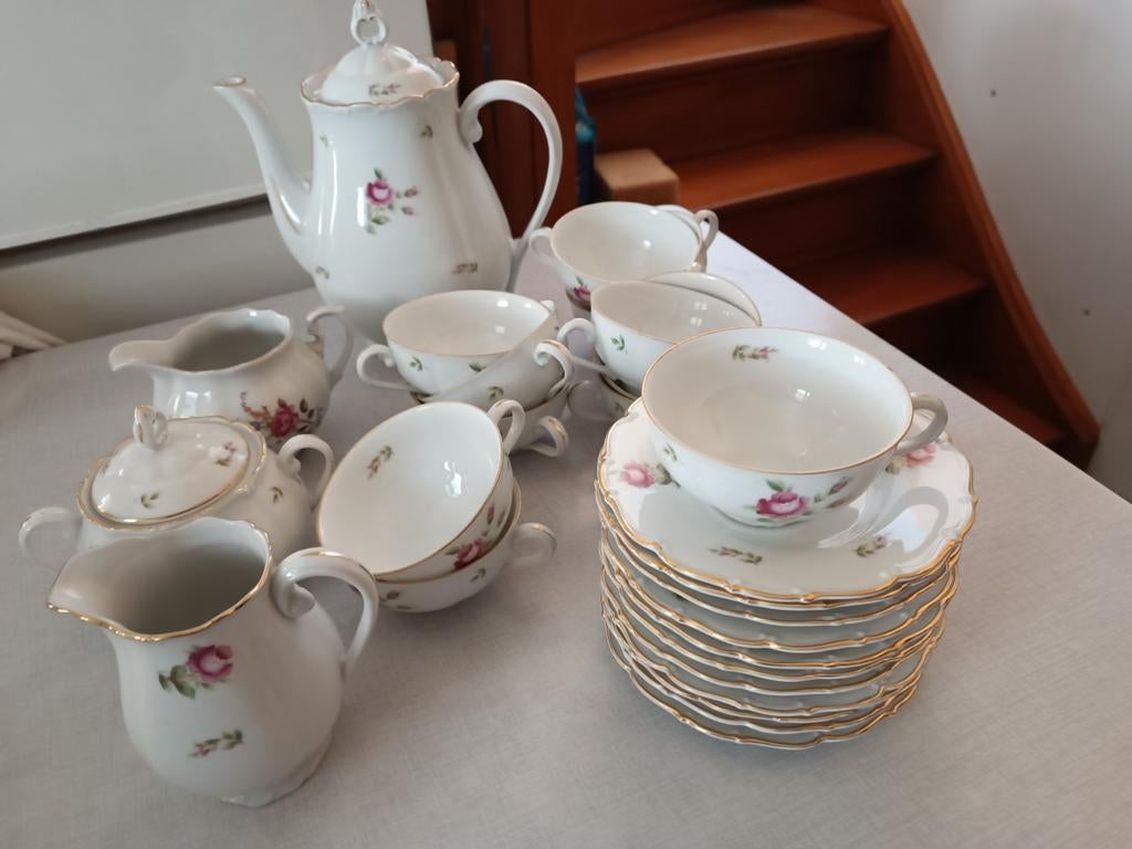 12-delig koffieservies (compleet), Antiek en Kunst, Ophalen