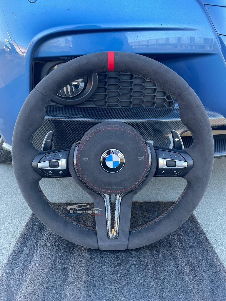 Bmw alcantara stuur, rode 12H markering. F20 F21 F30 F32 etc, Auto-onderdelen, Ophalen of Verzenden, Nieuw, BMW