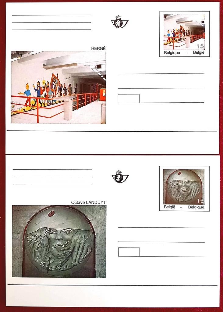 1993 Speciale postkaarten BK44/45 - Waarde €24, Verzamelen, Verzenden, 1980 tot heden, Ongelopen