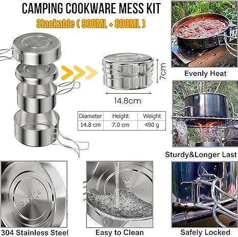 Camping Kookgerei | Camping Servies | GRATIS LEVERING, Caravans en Kamperen, -, Verzenden, -, Nieuw