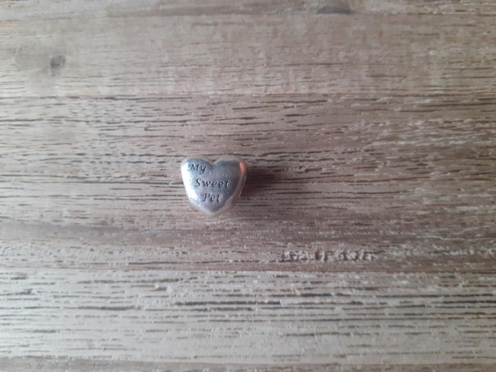 armband bedel Pandora 'My sweet pet', 1 bedel, Ophalen of Verzenden, Zo goed als nieuw, Pandora