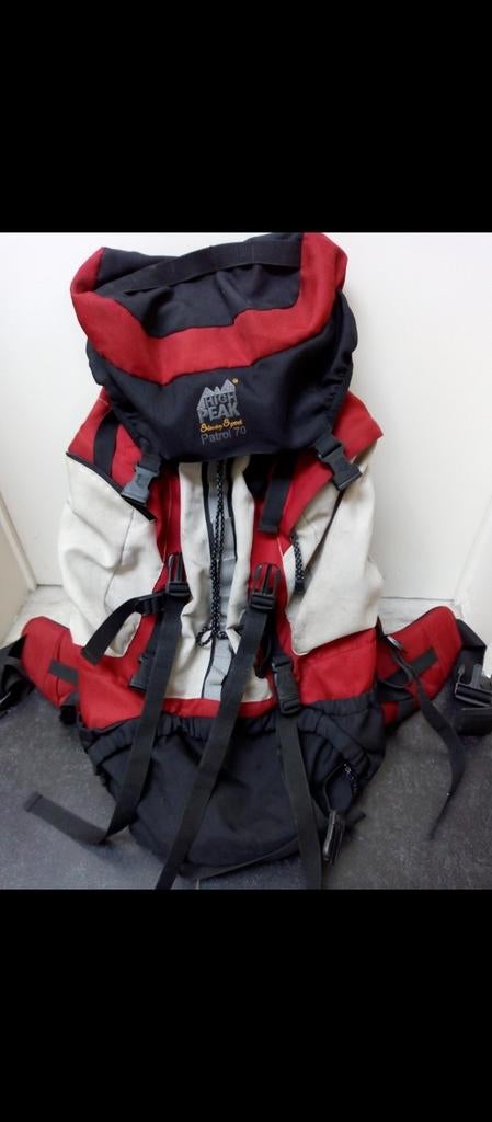 Grote trekkersrugzak, Ophalen, Gebruikt