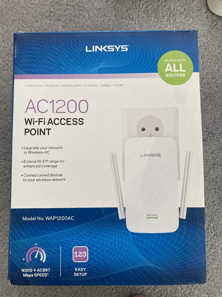 Wi-Fi Access Point, Informatique & Logiciels, Points d'accès, Enlèvement, Neuf, Linksys
