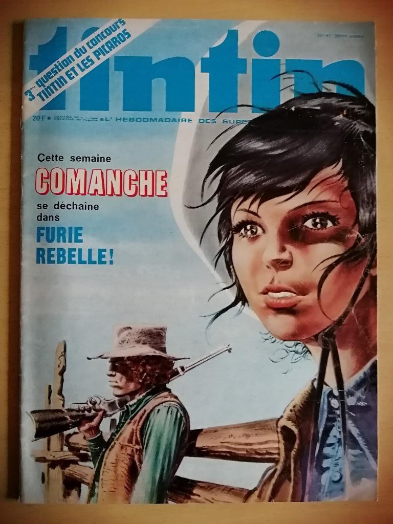 Le journal de Tintin numéro 41 - 1975, Enlèvement ou Envoi, Journal