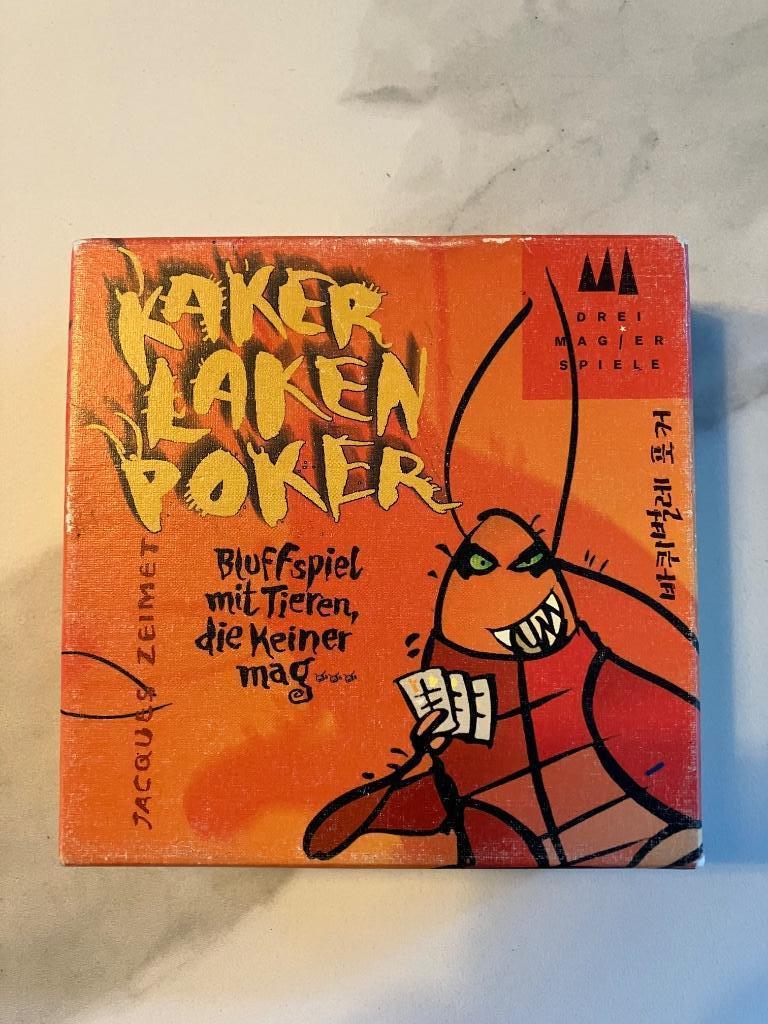 Kakkerlakken poker spel, Ophalen, Zo goed als nieuw
