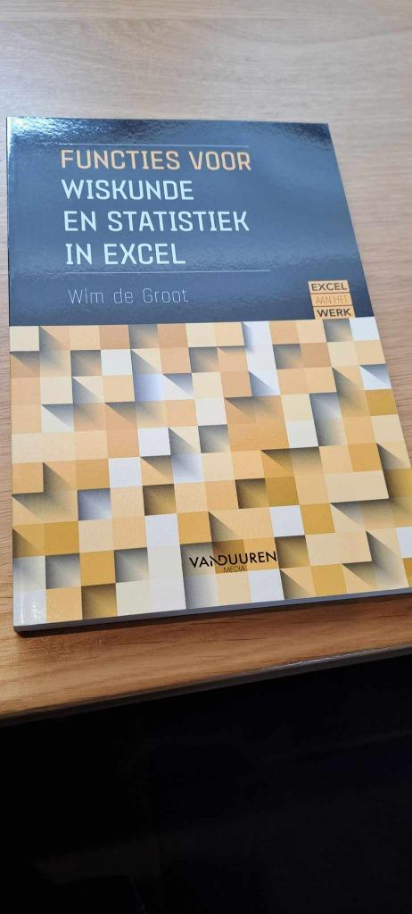 handboek Functies voor Wiskunde en statistiek in Excel, Boeken, Ophalen of Verzenden, Nieuw