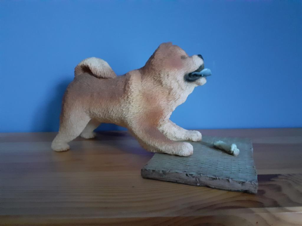 Figurine Chow chow, Enlèvement, Comme neuf, Chien ou Chat, Statue ou Figurine