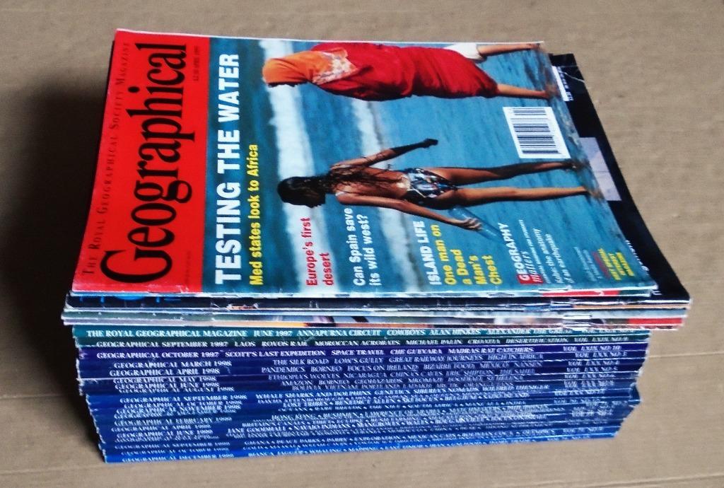 The Royal Geographical Society Magazine - 1995/1999 - 30 ex., Nature en général, Enlèvement ou Envoi, Editorial Collective, Comme neuf