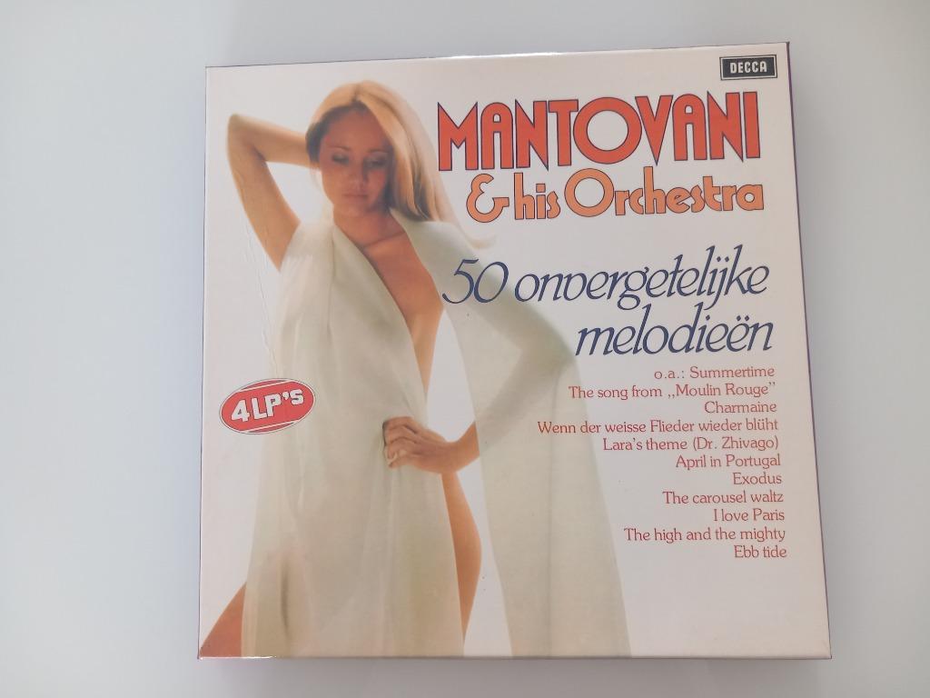 4LP Vinyl box Mantovani & his orchestra Klassiek Orkest, Cd's en Dvd's, Ophalen of Verzenden, 12 inch