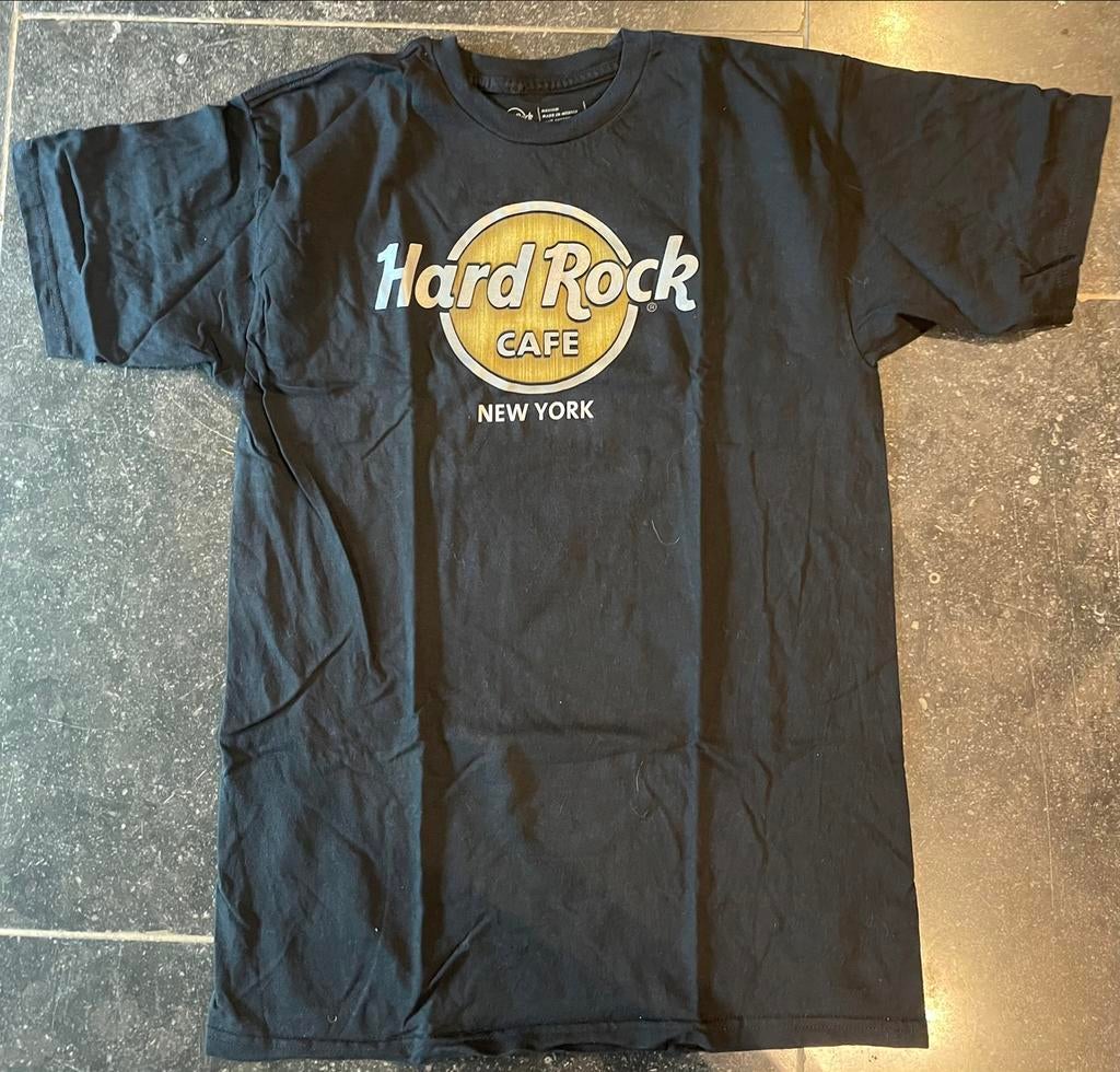 T-shirt noir original Hard Rock Cafe New York medium, Collections, Musique, Artistes & Célébrités, Comme neuf, Vêtements, Enlèvement