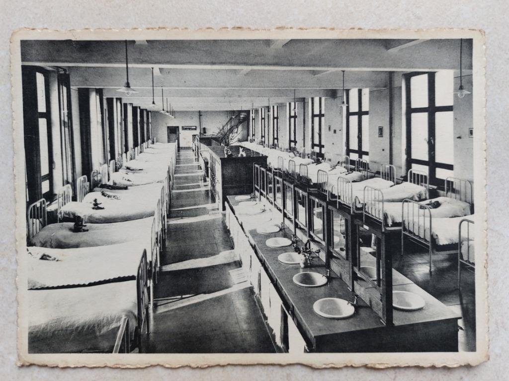 oude postkaart  Saint-Ghislain, Collections, Envoi