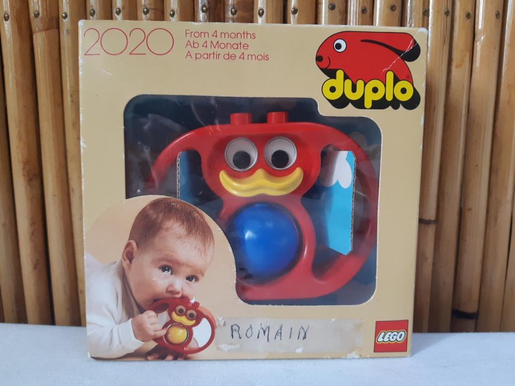 Lego série Duplo hochet canard vintage 1989 n2020 emballé, Enlèvement ou Envoi, Utilisé, Ensemble complet, Duplo