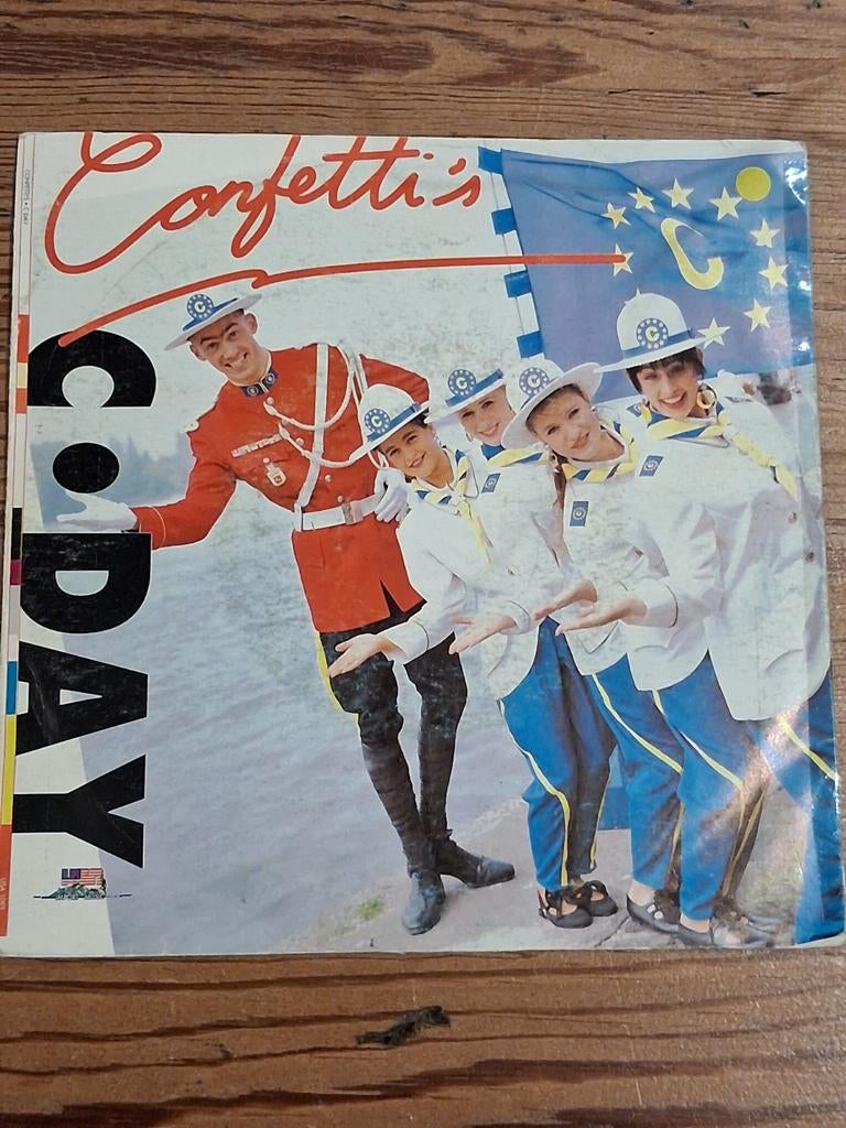 Single lp confetti's  C-Day, Ophalen of Verzenden, Single