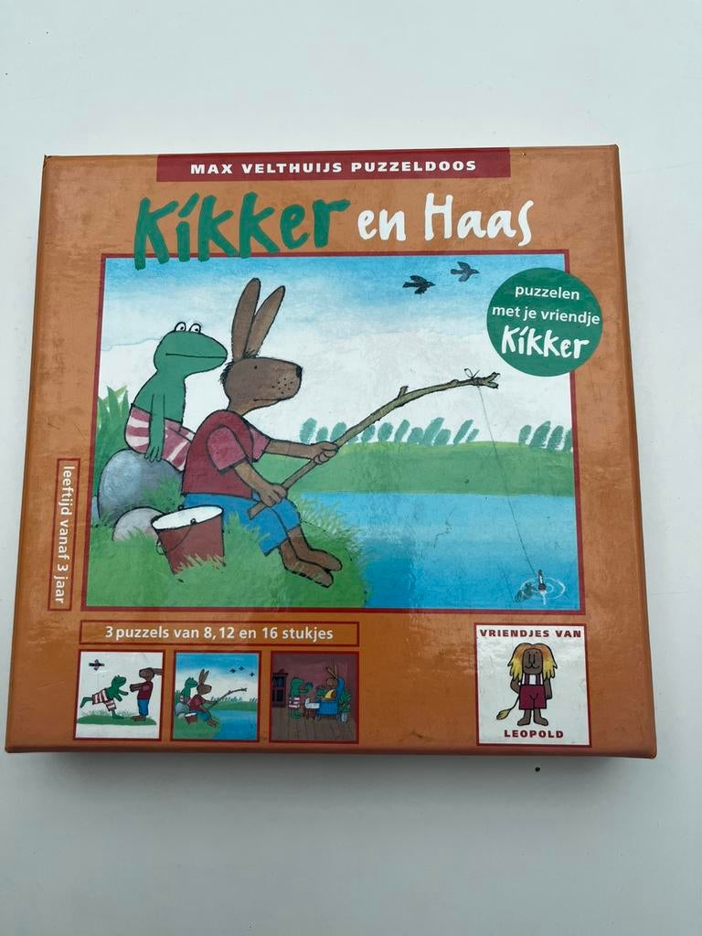 Puzzelbox : Kikker en Haas, Ophalen, Gebruikt