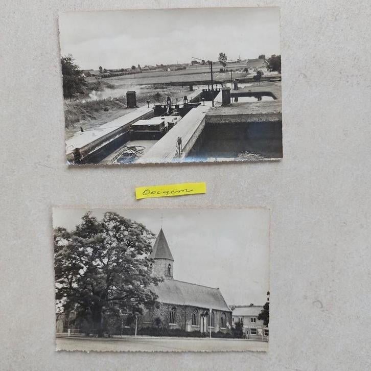 2 oude postkaarten van  Ooigem, Ophalen of Verzenden