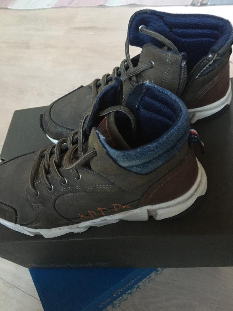 Baskets -  - gris-vert - mi-hauteur - cuir nubuck (34), Garçon ou Fille, Enlèvement ou Envoi, Utilisé, Superstar