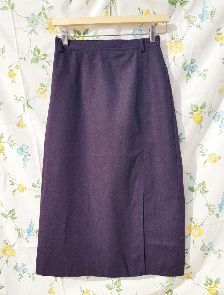🌻 vintage paarse wol 🌻 lange rok (België), Kleding | Dames, Rokken, Paars, Zo goed als nieuw, Vintage, Maat 36 (S)