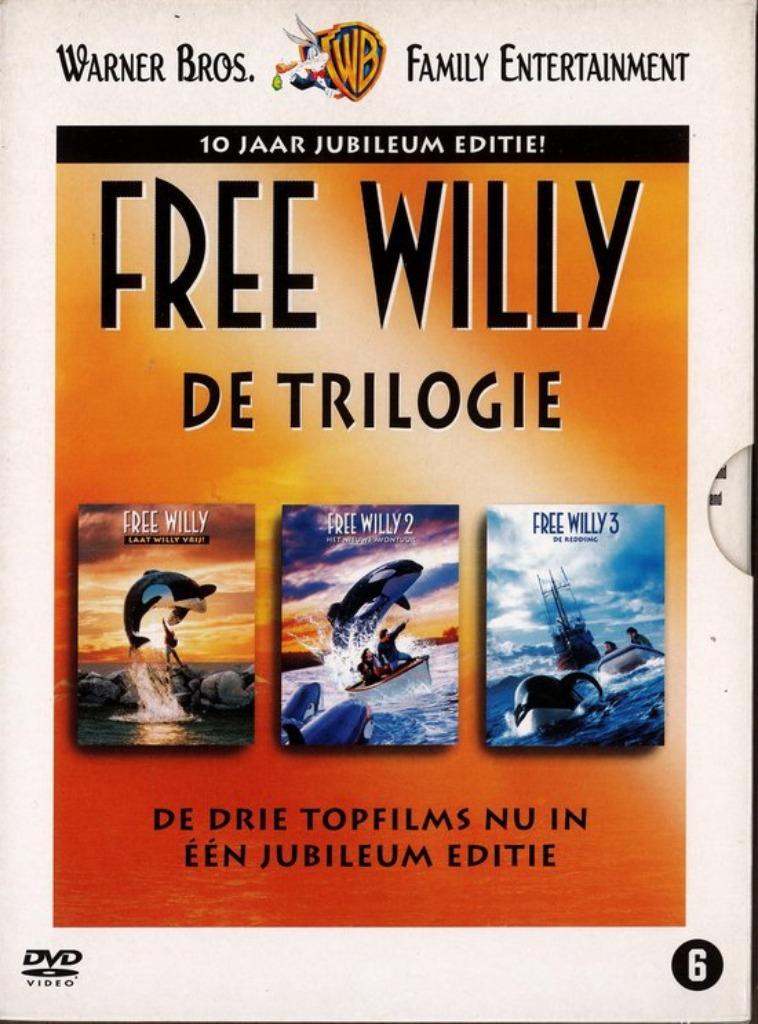 Free willy  trilogie dvd box, Vanaf 6 jaar, Ophalen of Verzenden, Avontuur, Boxset