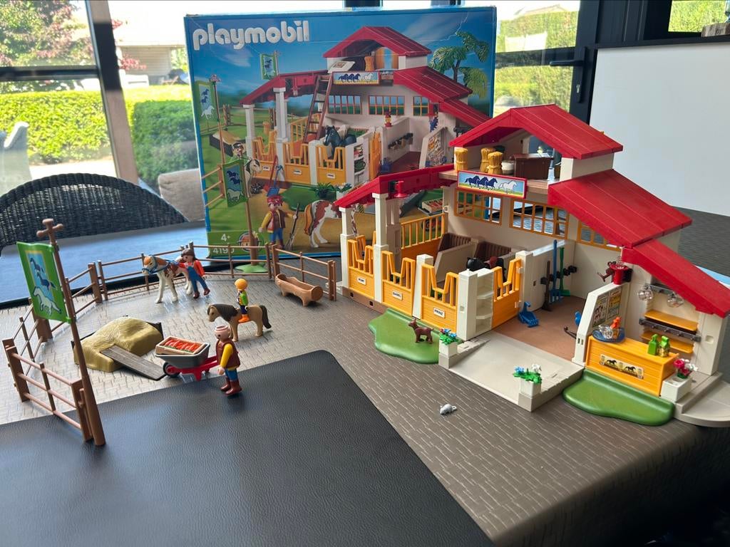 Playmobil paardenmanege, Ophalen, Gebruikt, Complete set