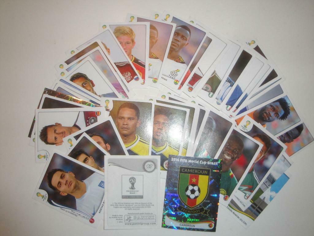 Panini WORLD CUP 2014 ,- 54 verschillende stickers, Enlèvement ou Envoi, Neuf, Autres types