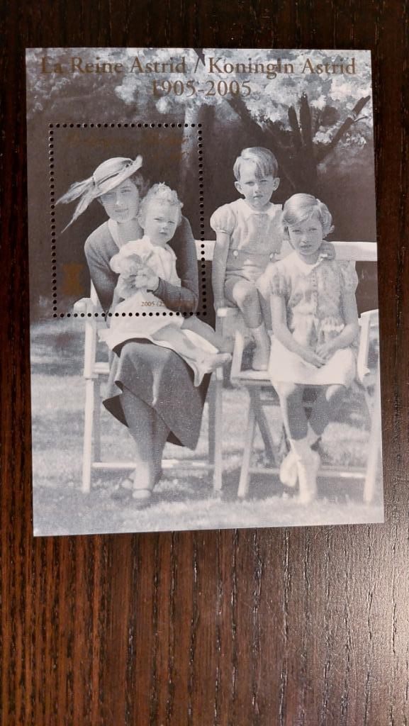 België: Koningin Astrid - BL126, Postzegels en Munten, Postzegels | Europa | België, Koninklijk huis, Orginele gom, Ophalen of Verzenden