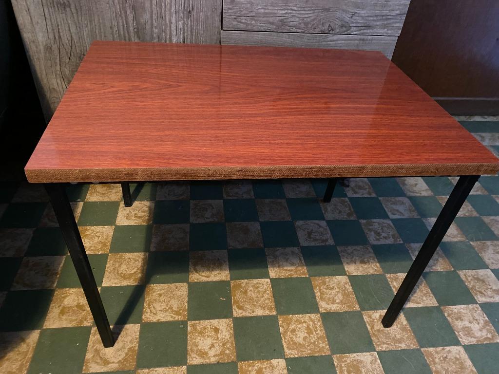 Petite table d'appoint, 55 à 75 cm, Comme neuf, Rectangulaire, Bois