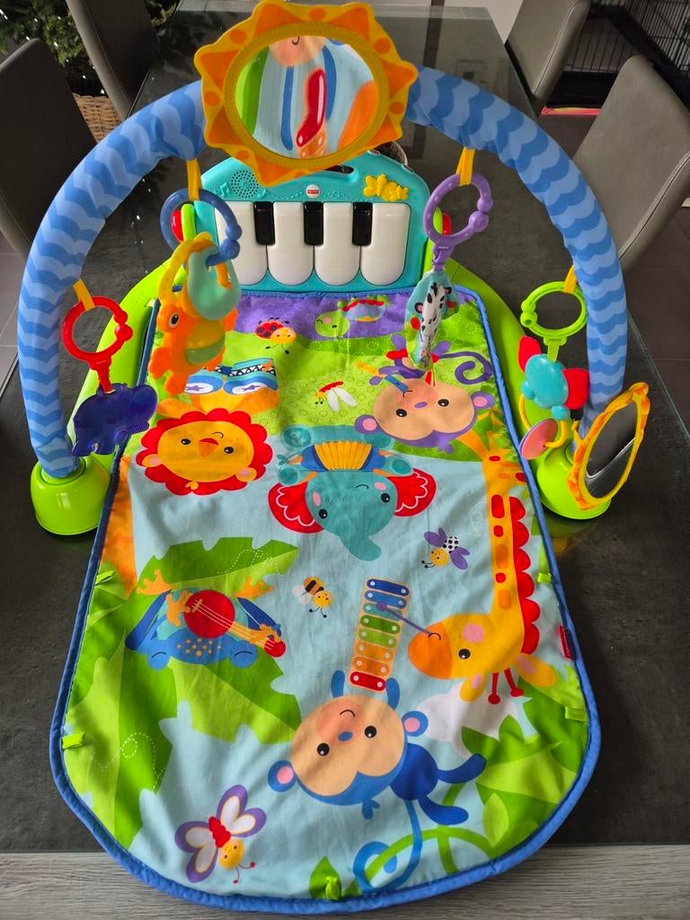 Fisher Price kick 'n play Piano - speelmat / babygym, Ophalen, Gebruikt, Babygym