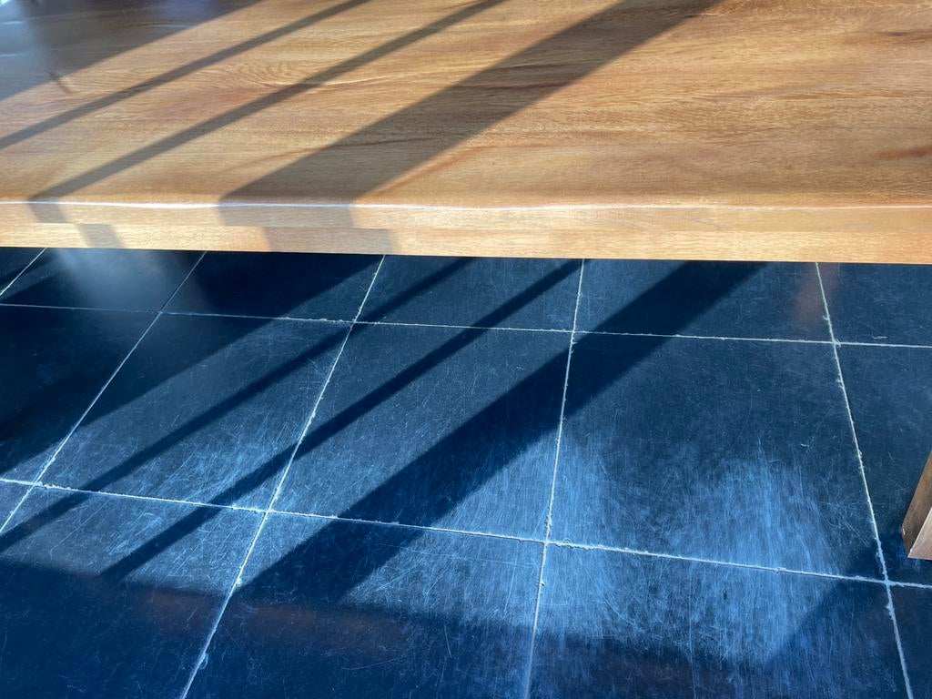 Vol eiken tafel, Huis en Inrichting, Tafels | Eettafels, Ophalen, Zo goed als nieuw