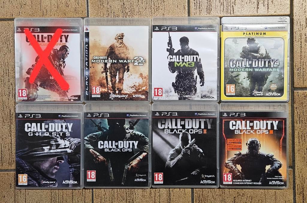 Call of Duty Games, Enlèvement ou Envoi, Utilisé