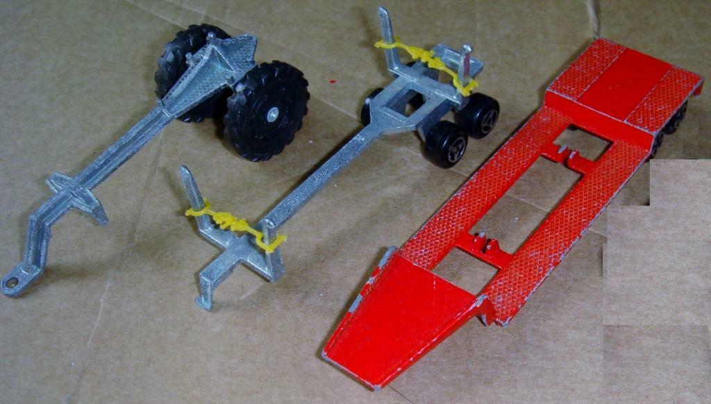 Semis Fardier, Triqueballe ou Plateau: Majorette, 1/100 - 55, Enlèvement ou Envoi, Utilisé