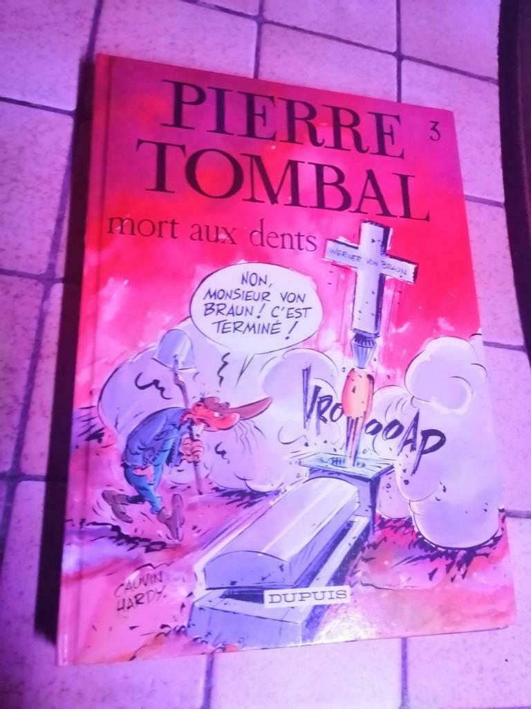Pierre Tombal 3 mort aux dents Cauvin Hardy 1991 BE, Livres, Enlèvement ou Envoi, Utilisé