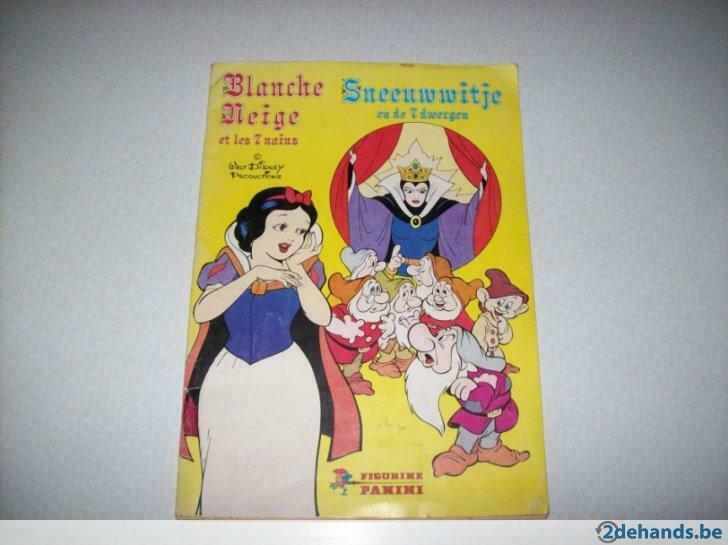 Panini : "Sneeuwwitje", Utilisé