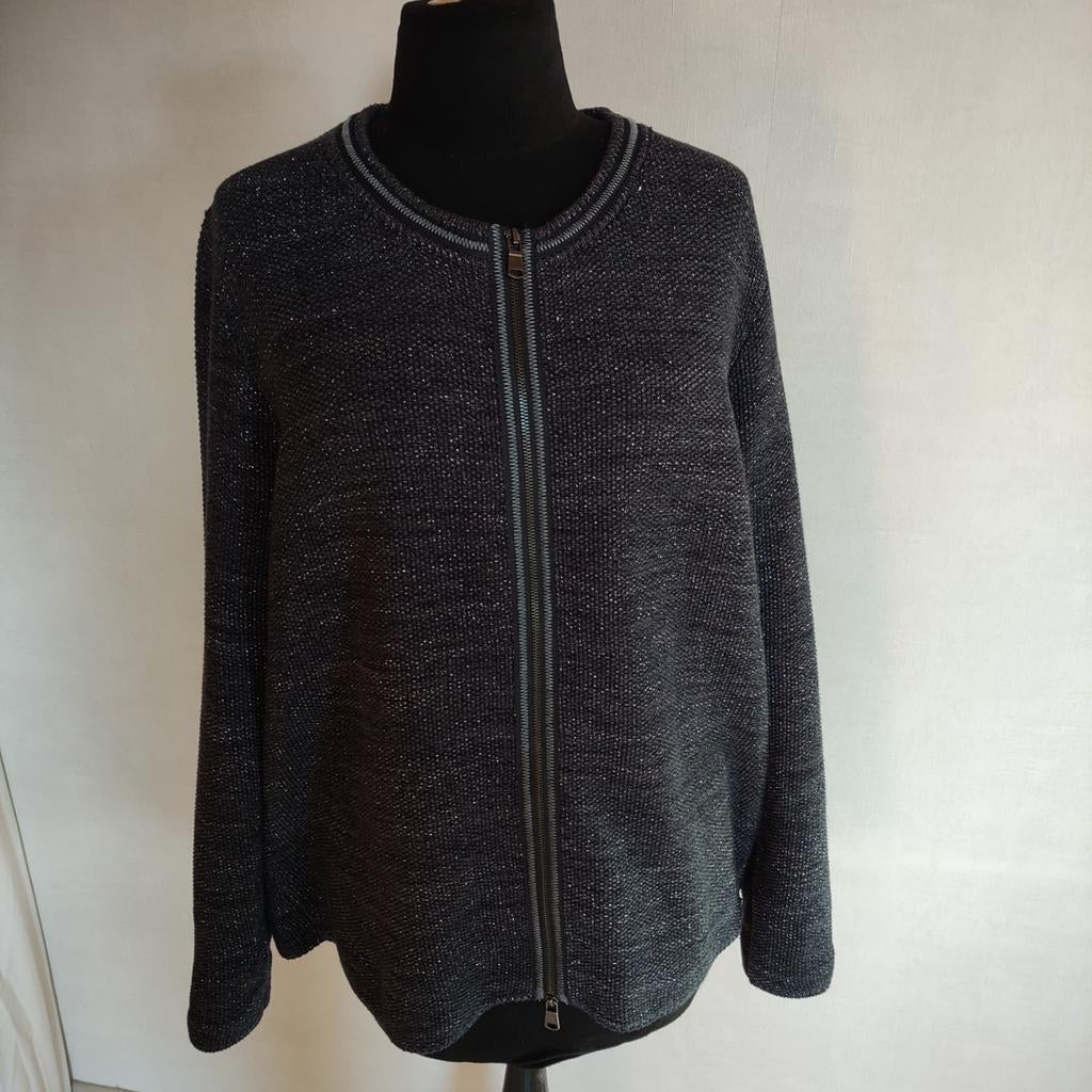 Taifun tricot vest met glansdraadje maat 44., Ophalen, Maat 42/44 (L), Zo goed als nieuw, Taifun