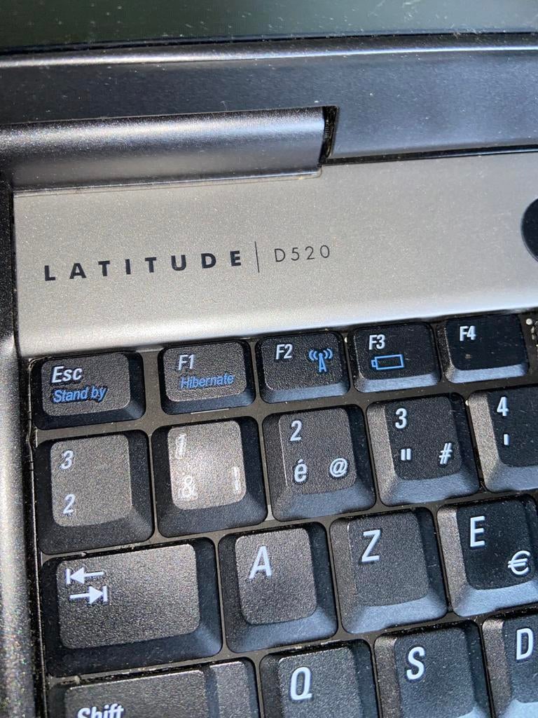 Dell latitude D520, Ophalen of Verzenden, Niet werkend, Azerty