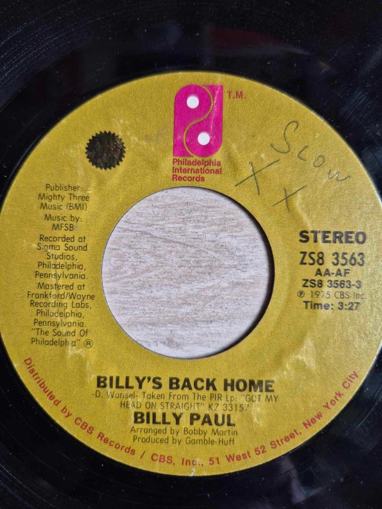 Singel Billy Paul, Ophalen of Verzenden