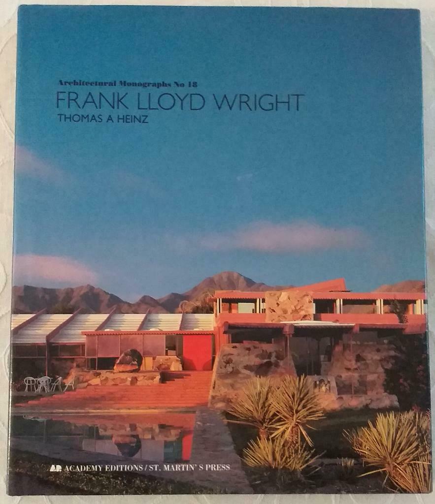 Frank Lloyd Wright / Thomas Heinz, 1992., Ophalen of Verzenden, Zo goed als nieuw, Architecten