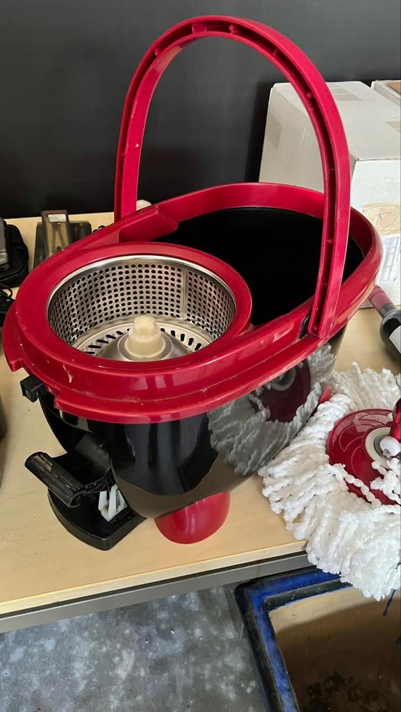 Nieuwe professionele schoonmaakset, met extra mop, Ophalen, Dweilemmer, -bak, of -wagen