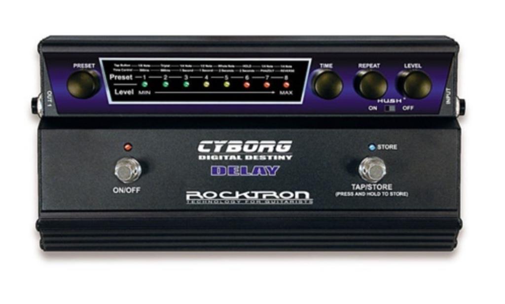 Rocktron Cyborg Delay avec Hush and Tap, Musique & Instruments, Effets, Enlèvement ou Envoi, Delay ou Écho