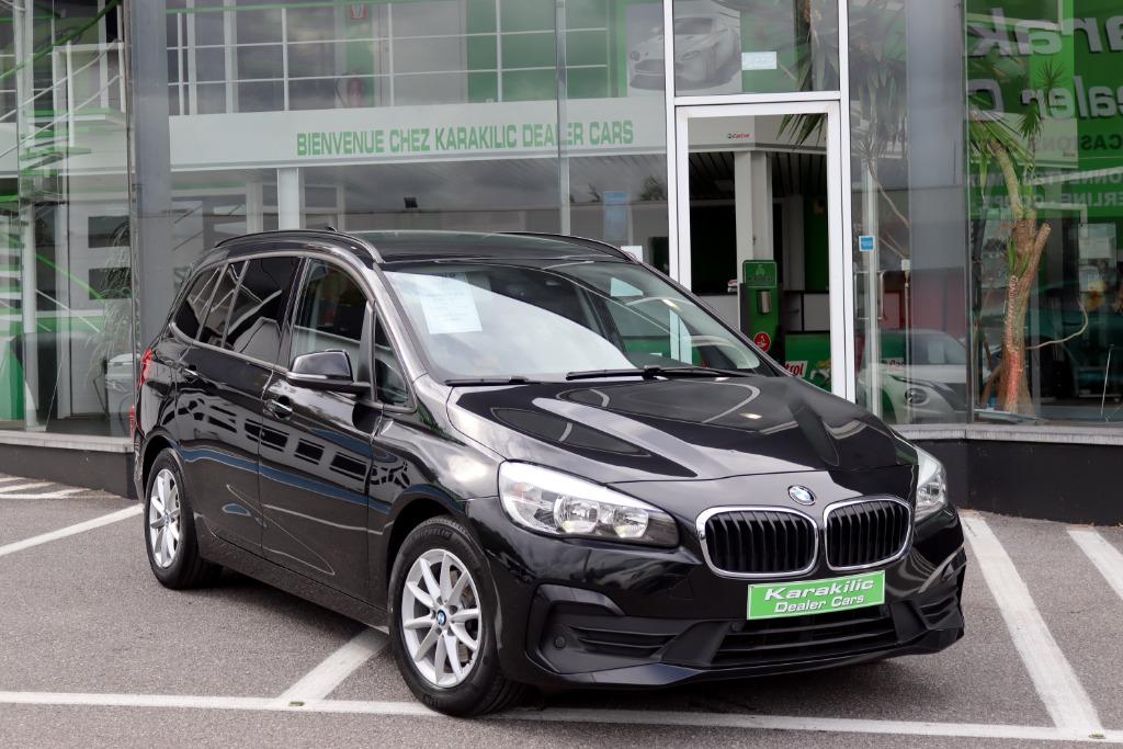 BMW 216dA Gran Tourer 115CV BOITE AUTO GPS CAMERA CUIR, Cuir, Euro 6, Entreprise, 1496 cm³