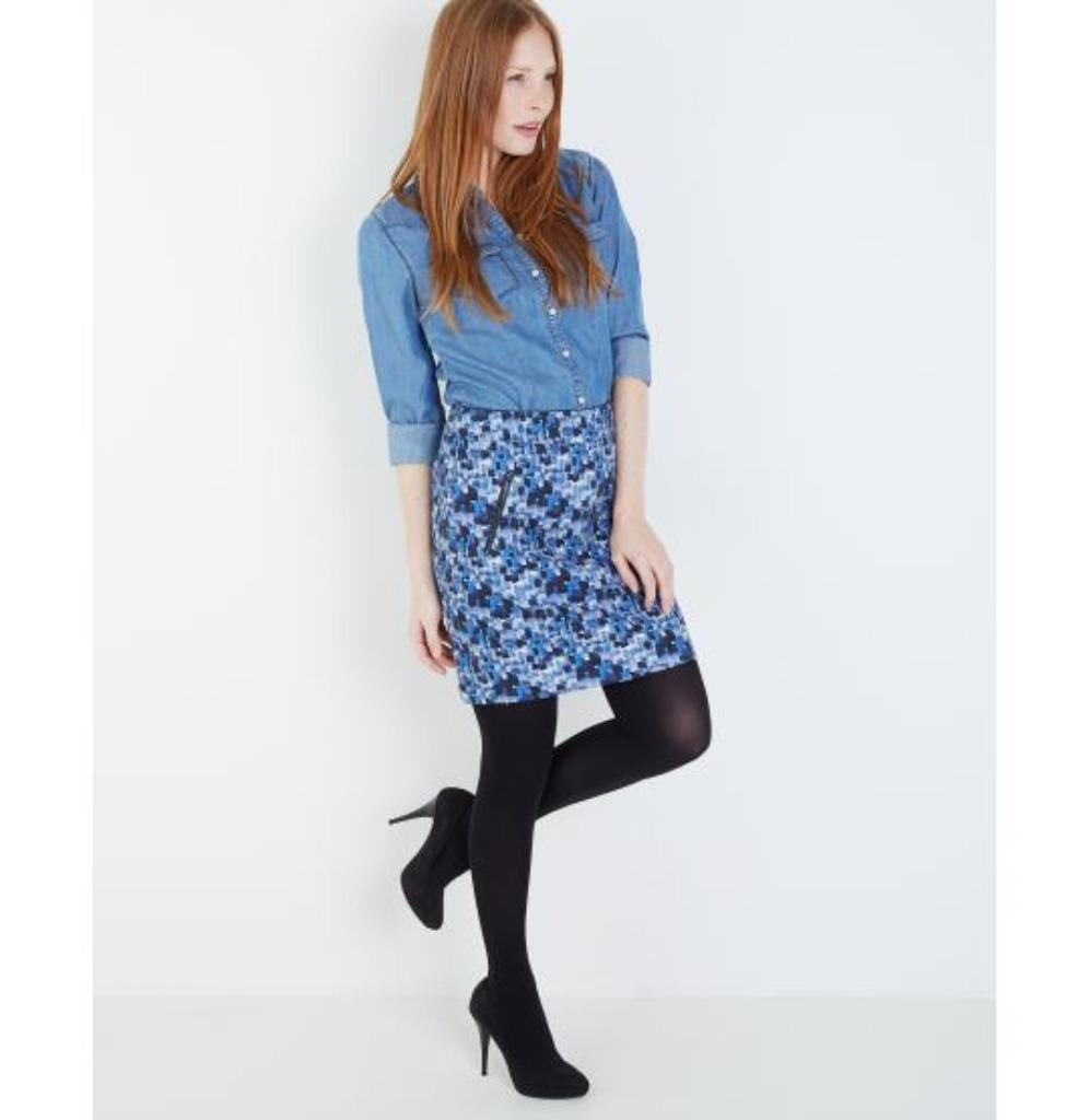 Blauwe jeanshemd van Jbc - Maat 36, Verzenden, Maat 36 (S), Blauw