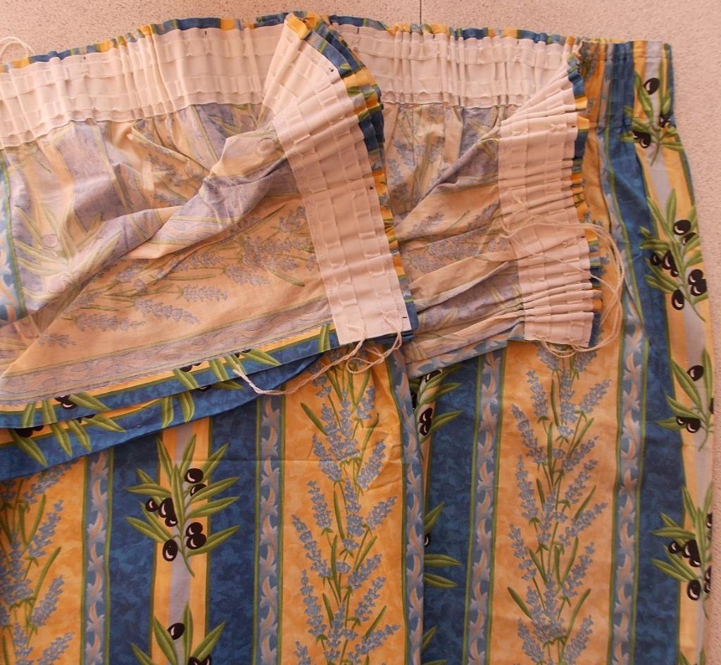 5 Paires Tentures : Ht 225-210-195X Larg : 204-150-120 cm., Enlèvement ou Envoi, 150 à 200 cm, 150 à 200 cm, Utilisé