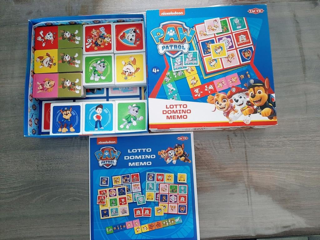 Paw patrol: Lotto / domino / memo, Kinderen en Baby's, Speelgoed | Overig, Ophalen