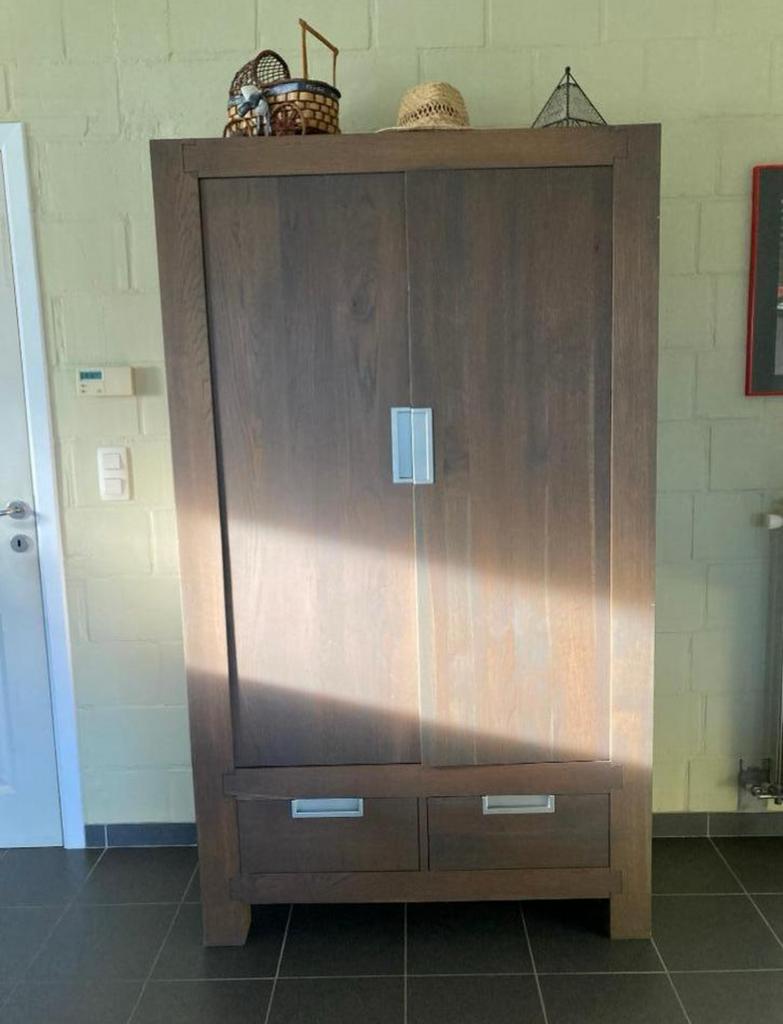 Compleet eiken salon–massief eik–kwaliteit–volledige set€250, Huis en Inrichting, Ophalen, Gebruikt, Eikenhout